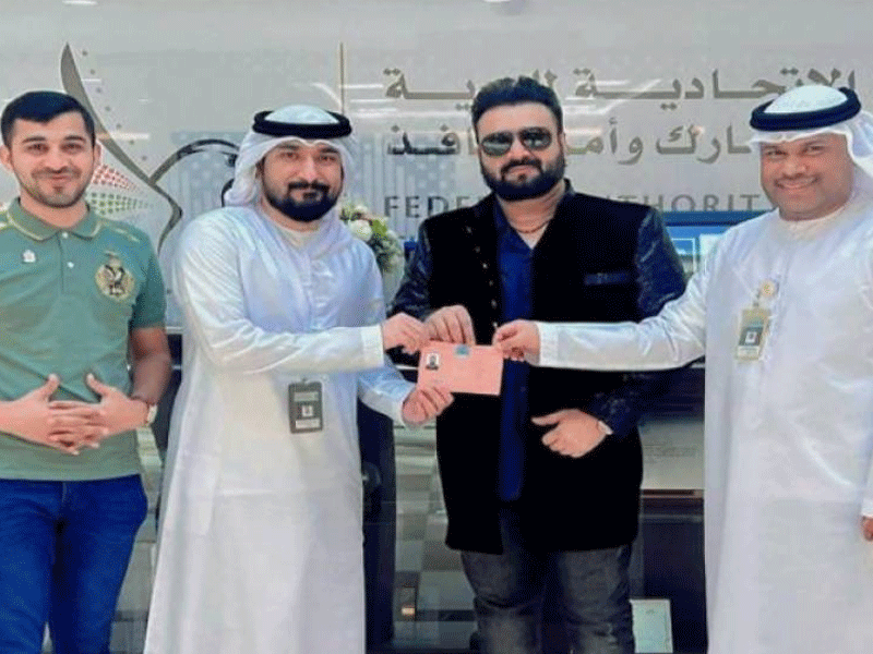 Sahir Baga got 10-year UAE golden visa
