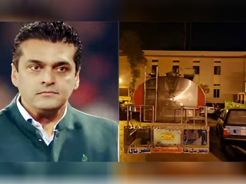 Fakhr-e-Alam remains unhurt in road accident Fakhr-e-Alam remains unhurt in road accident