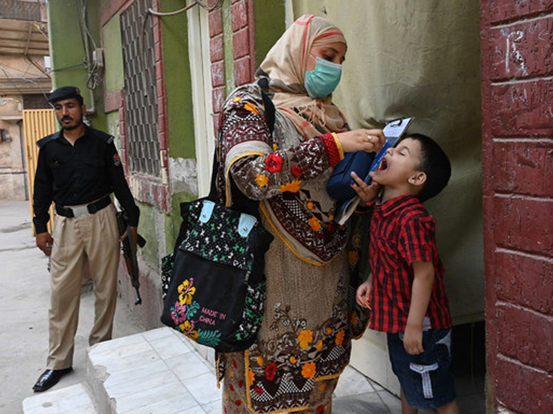 Anti-polio campaign to continue with full force: Interim PM