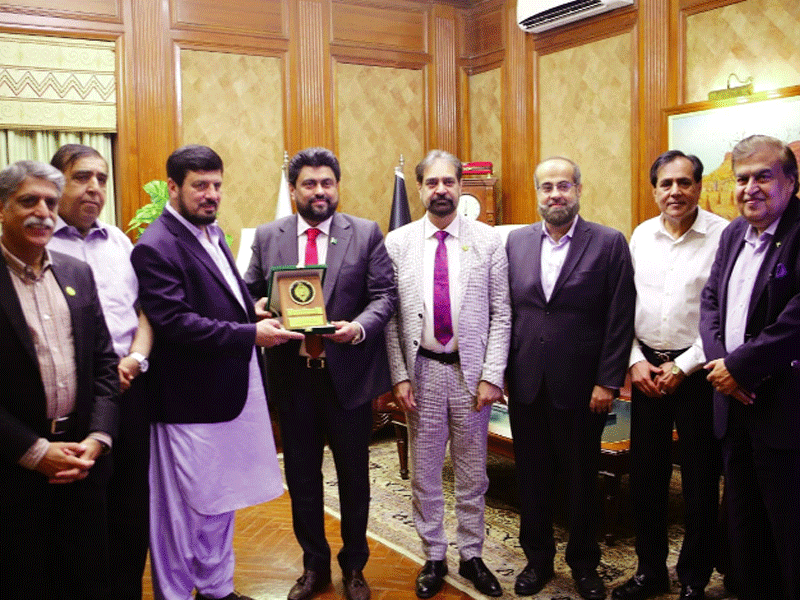 FPCCI team in talks with Governor Sindh FPCCI team in talks with Governor Sindh