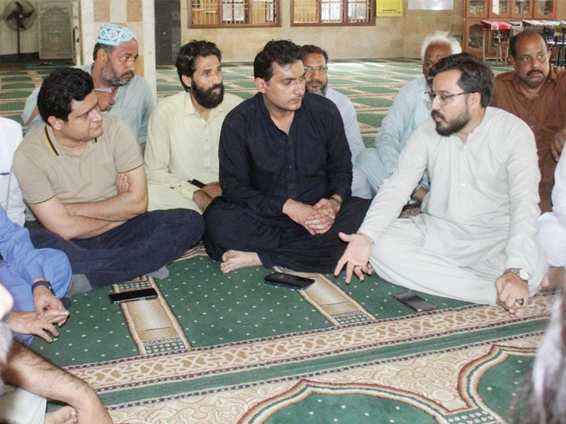 Transition officer, Chairman Safoora Town east visit masajid, imambargahs to review Muharram arrangements