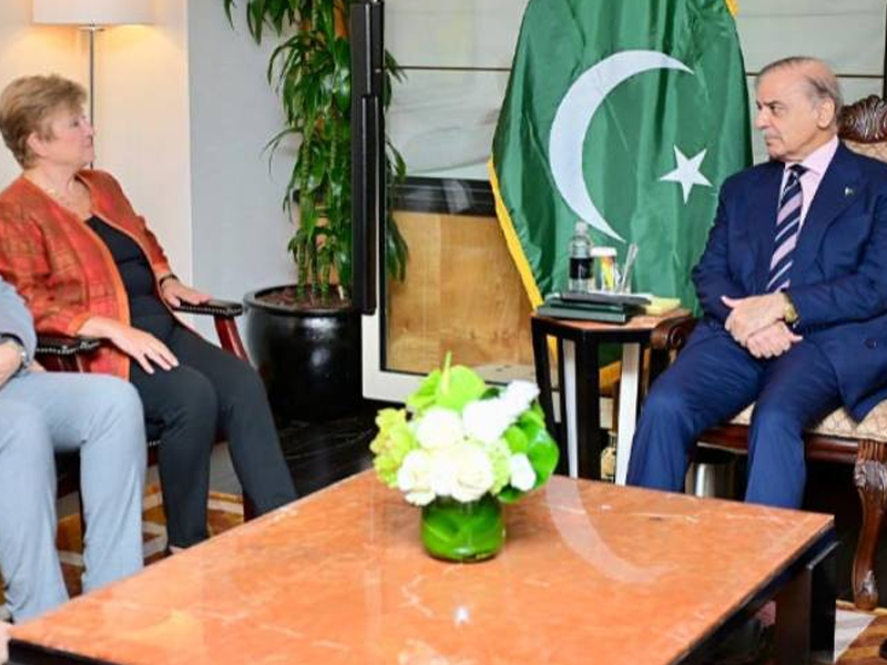 PM Shehbaz urges IMF to factor in flood damage in review