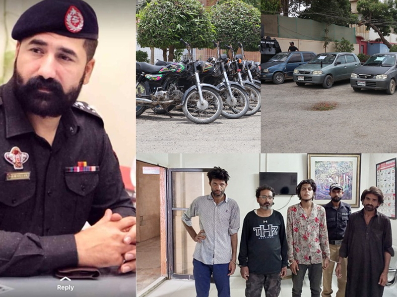 Azizabad Police nabs 4, recovers 20 bikes, 4 vehicles Azizabad Police nabs 4, recovers 20 bikes, 4 vehicles