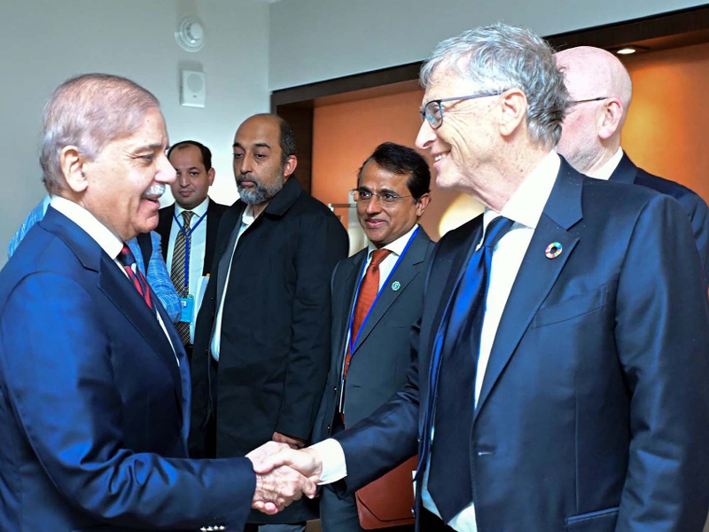 PM discusses polio eradication with Bill Gates at UNGA 2024 PM discusses polio eradication with Bill Gates at UNGA 2024