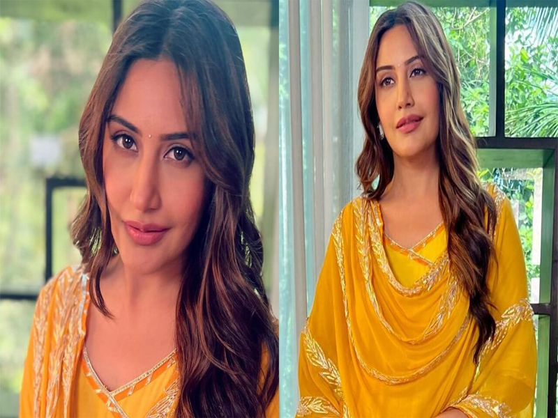 Surbhi exudes elegance in yellow gown