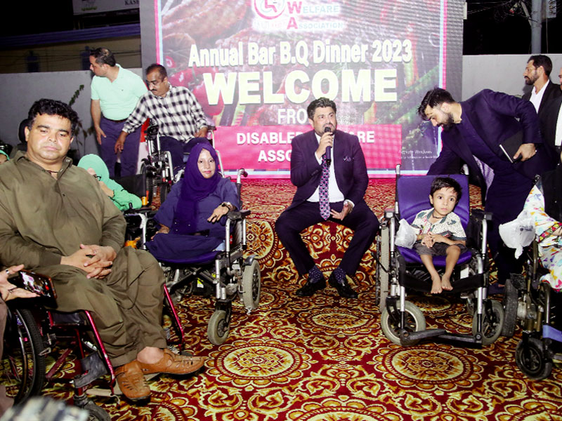DWA organises Bar B Q party for physically challenged, Gov Tessori, NEPRA Chief among guests (disabled) DWA organises Bar B Q party for physically challenged, Gov Tessori, NEPRA Chief among guests (disabled)