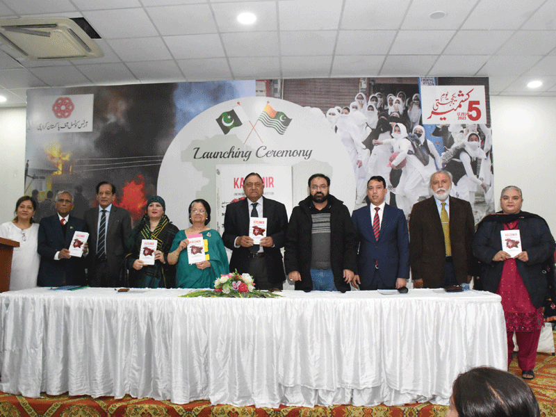 Arts Council Karachi launches Col Iftikhar’s book on Kashmir Arts Council Karachi launches Col Iftikhar’s book on Kashmir