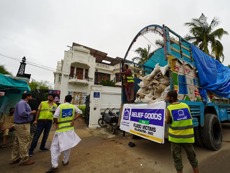 Alkhidmat dispatches 2 more relief trucks for Balochistan flood victims Alkhidmat dispatches 2 more relief trucks for Balochistan flood victims