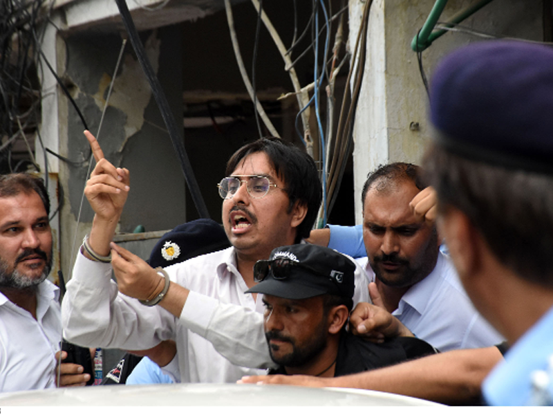 Court rejects police plea for extending physical remand of Shahbaz Gill Court rejects police plea for extending physical remand of Shahbaz Gill