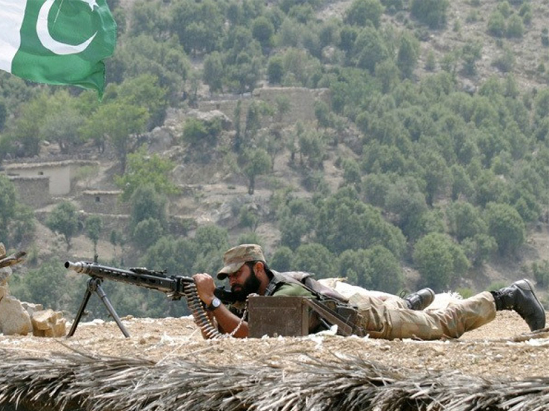 Soldier martyred in cross border firing