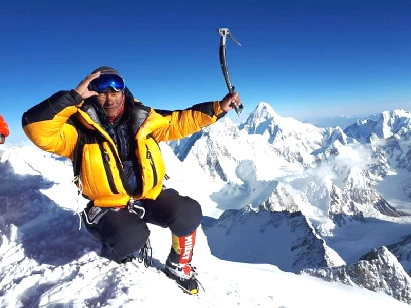 Nepali Sherpa sets record after climbing Pakistan’s Gasherbrum-II Nepali Sherpa sets record after climbing Pakistan’s Gasherbrum-II