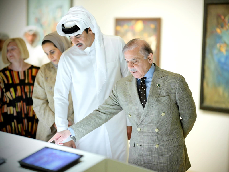 PM Shehbaz, Qatari Amir vow to foster cooperation, bilateral ties PM Shehbaz, Qatari Amir vow to foster cooperation, bilateral ties