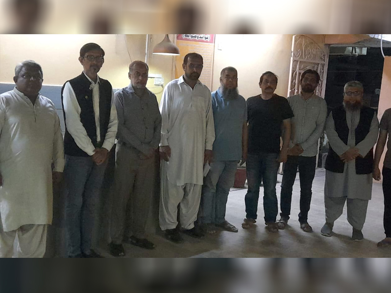 UC 7 Safoora Town residents lodge complaints to Town Chairman, Vice on their visit