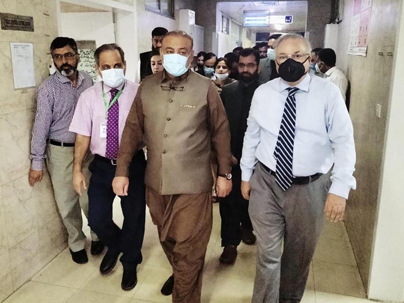 Health Minister visits PIMS, reviews cooling system break down