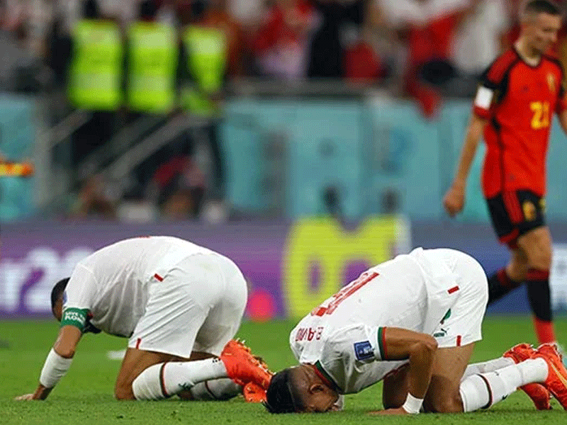 Morocco stuns Belgium to claim long-awaited WC win Morocco stuns Belgium to claim long-awaited WC win