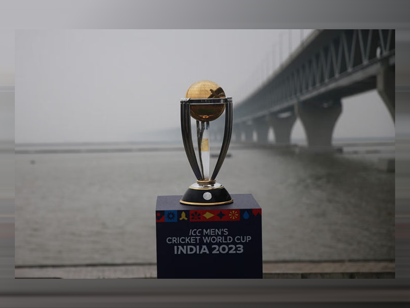 ICC World Cup Trophy in Bangladesh on a three-day tour