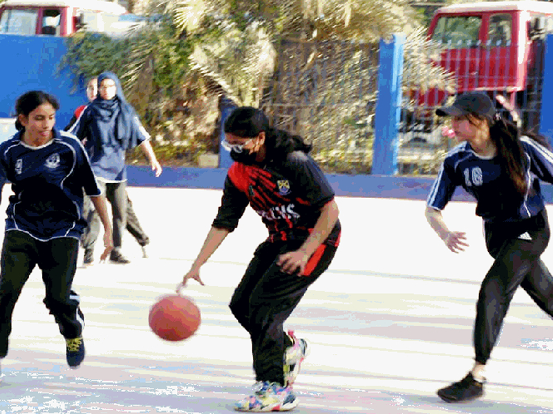 Academy Whites, DROUTS and Indus Academy win their basketball ties Academy Whites, DROUTS and Indus Academy win their basketball ties