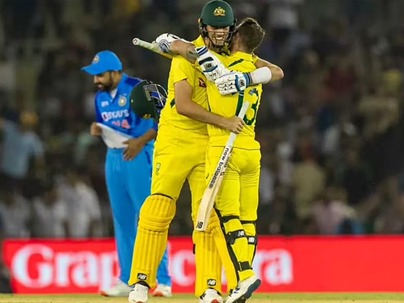 Green, Wade help Australia clinch high-scoring contest against India