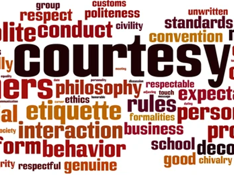 Eminence of courteousness Eminence of courteousness