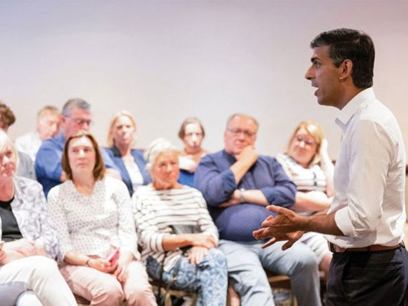 British PM candidate Sunak vows 20pc income tax cut by 2029 British PM candidate Sunak vows 20pc income tax cut by 2029