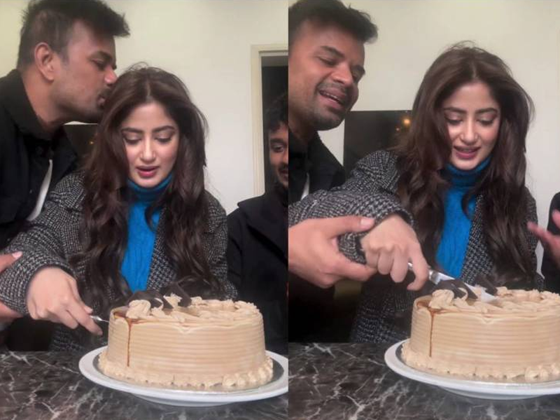 Sajal’s birthday celebration with Adnan Sajal’s birthday celebration with Adnan