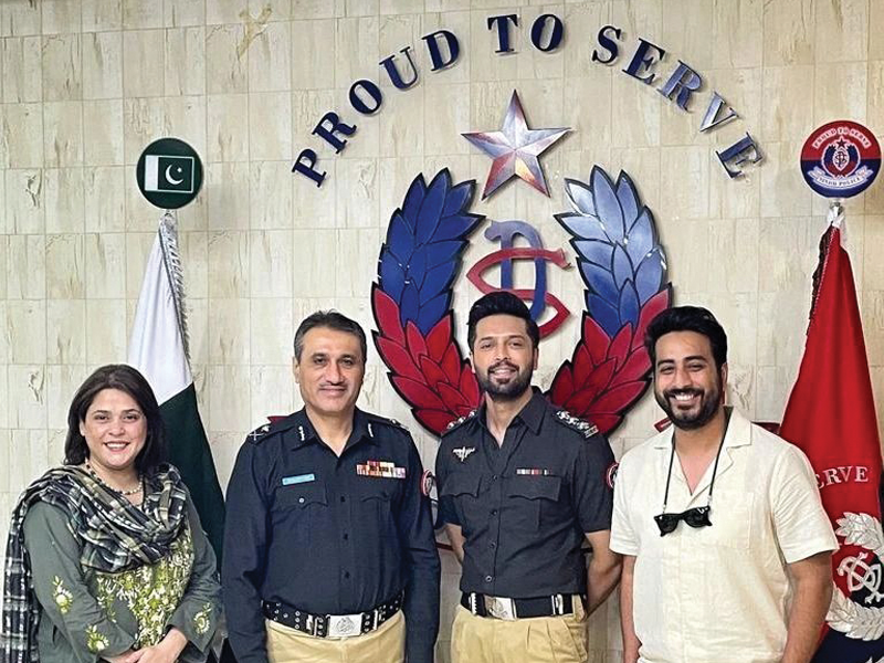 Has actor Fahad Mustafa joined Sindh police?