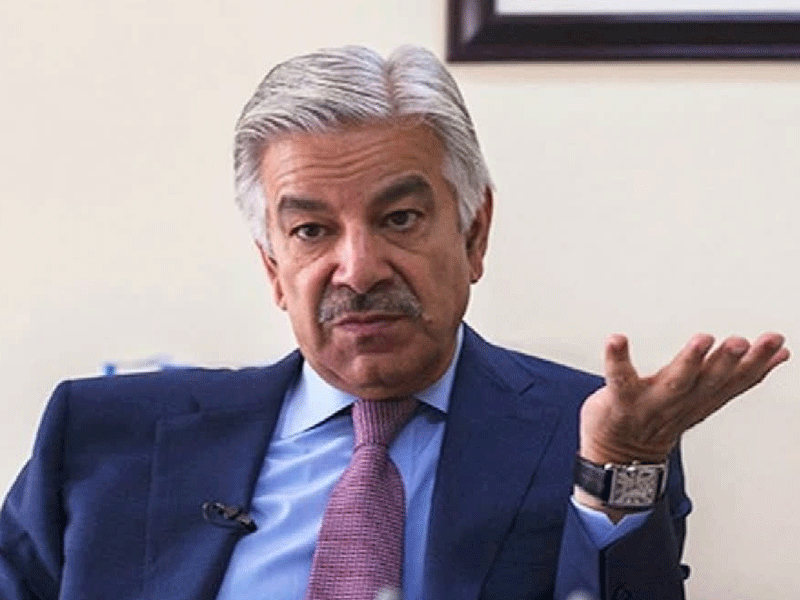 Kh Asif calls out Imran’s ‘hypocrisy’ for seeking help from US Kh Asif calls out Imran’s ‘hypocrisy’ for seeking help from US