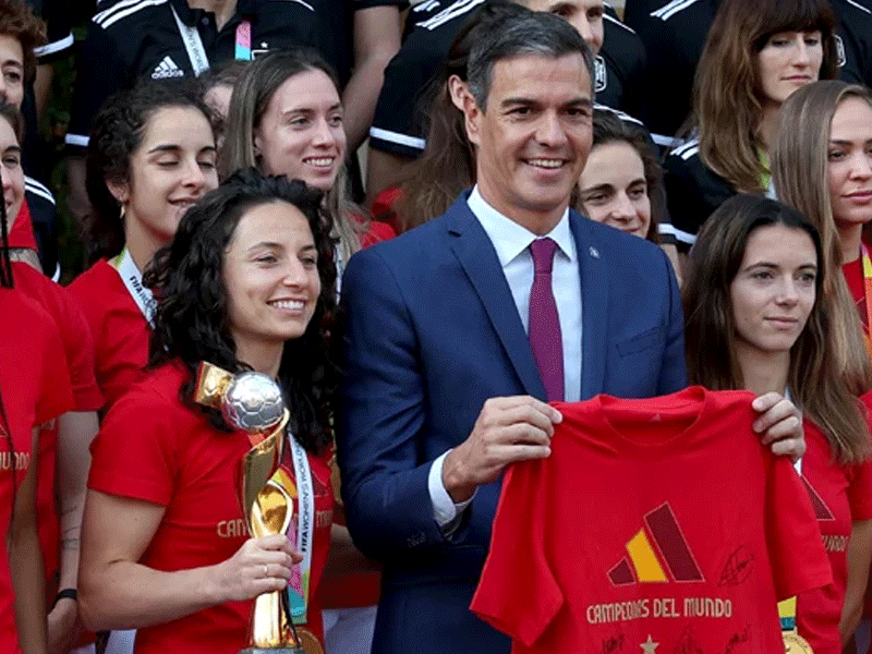 Spanish PM terms women player's strike 'lesson to world' after Luis Rubiales misconduct Spanish PM terms women player's strike 'lesson to world' after Luis Rubiales misconduct