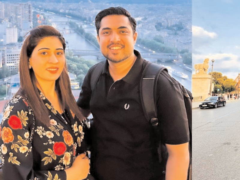 Aroosa Khan's captivating views from the Eiffel Tower in Paris Aroosa Khan's captivating views from the Eiffel Tower in Paris
