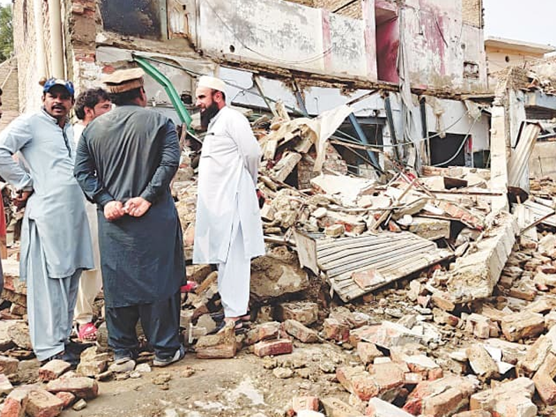 Anti-encroachment drive in District Central Anti-encroachment drive in District Central