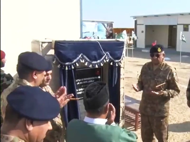 Inauguration of pre-fabricated village, COAS vows to expedite rehabilitation work