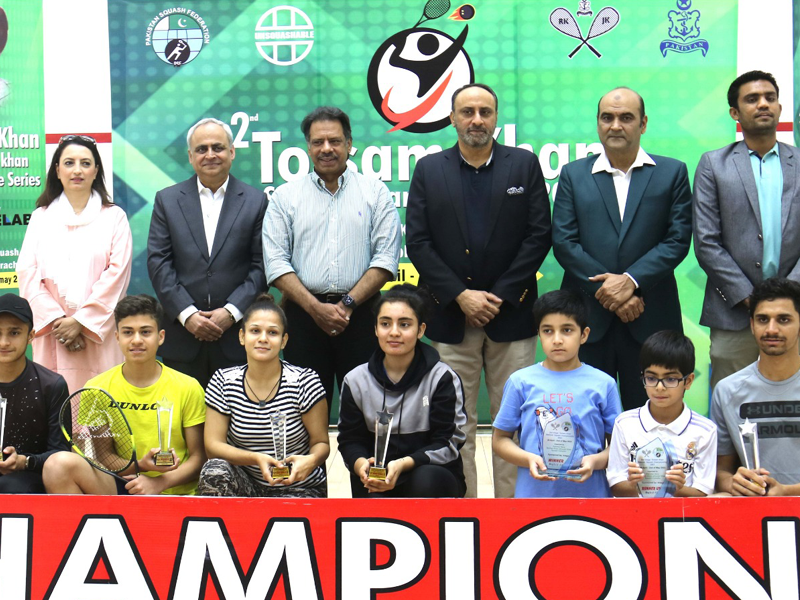 Zeeshan Zeb wins 2nd Torsam Khan Squash Championship title, Mehwish crowned as Women’s Champion