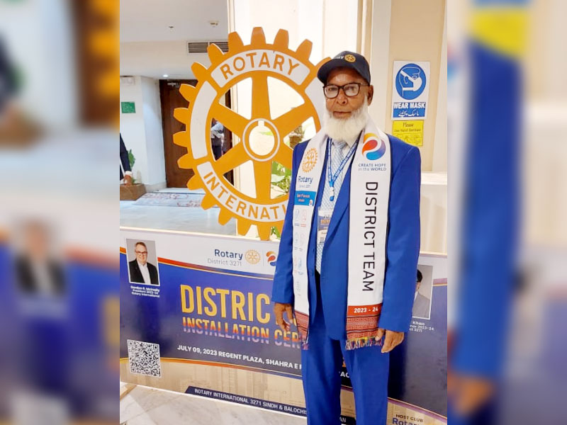 Rotary District Governor 3271 appoints Hanif Abid as Chief Literary Committee