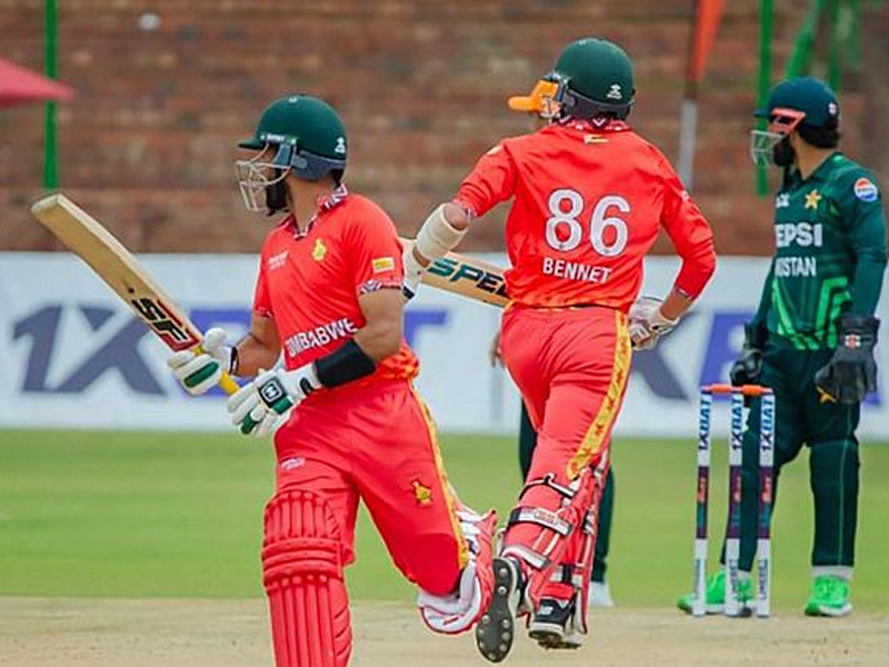 Zimbabwe defeats Pakistan by 80 runs via DLS method Zimbabwe defeats Pakistan by 80 runs via DLS method