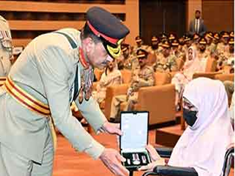 COAS Munir confers gallantry awards on Army personnel COAS Munir confers gallantry awards on Army personnel