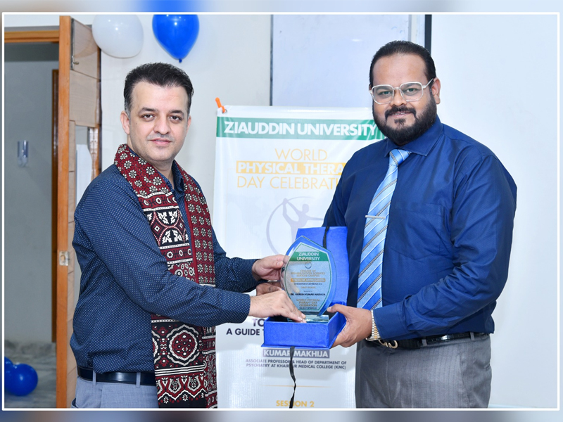 Ziauddin University’s Sukkur Campus celebrates ‘World Physical Therapy Day’ Ziauddin University’s Sukkur Campus celebrates ‘World Physical Therapy Day’
