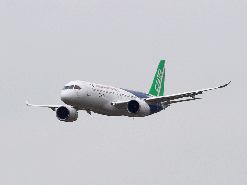 C919’s first commercial flight on Sunday C919’s first commercial flight on Sunday