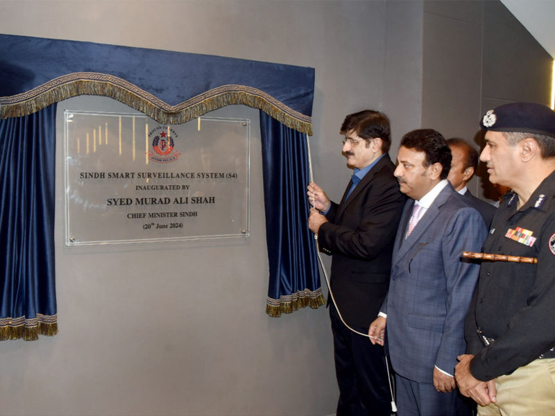 CM Murad launches Sindh Smart Surveillance System project CM Murad launches Sindh Smart Surveillance System project