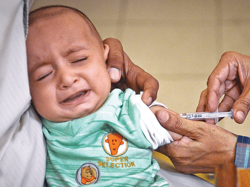 Anti-measles, rubella vaccination drive kicks off in Punjab