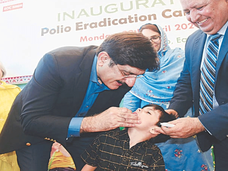 CM Murad launches week-long anti-polio drive in 24 districts