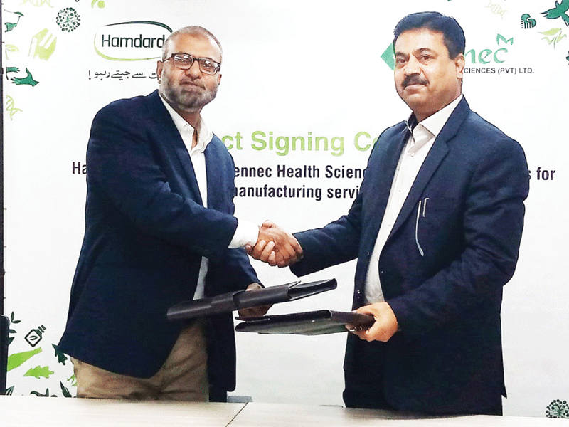 Hamdard, Gennec ink accord on manufacturing collaboration Hamdard, Gennec ink accord on manufacturing collaboration
