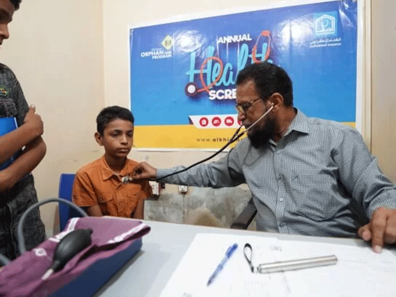 Alkhidmat conducts annual health screening for 785 orphans Alkhidmat conducts annual health screening for 785 orphans