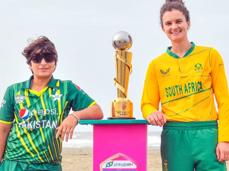 Trophy for Pakistan-South Africa Women’s T20I series unveiled Trophy for Pakistan-South Africa Women’s T20I series unveiled