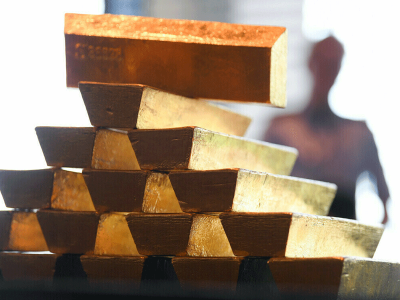 Gold at over one-year peak as weak US data buoys demand Gold at over one-year peak as weak US data buoys demand