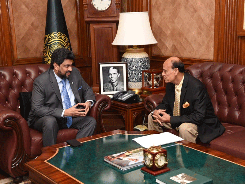 Hockey legend Islahuddin in talks with Governor Hockey legend Islahuddin in talks with Governor