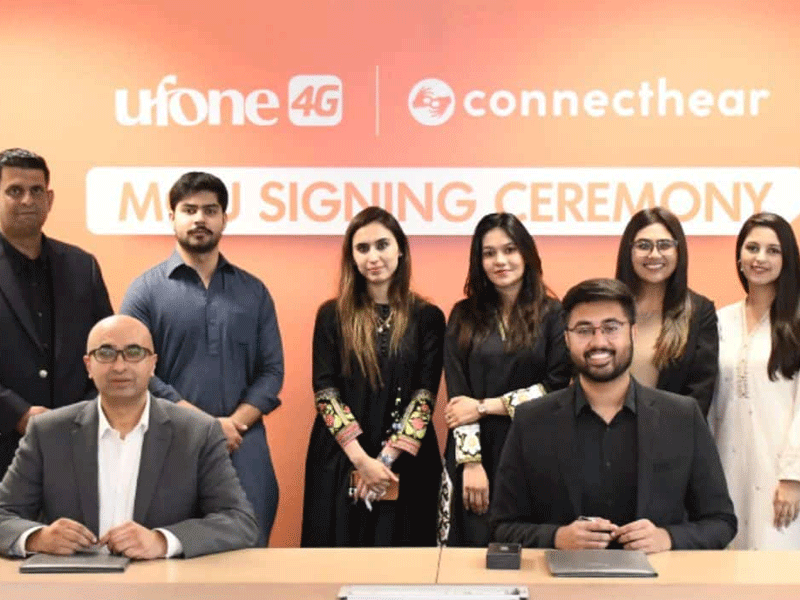 Ufone 4G, ConnectHear join hands to enable accessibility for deaf community