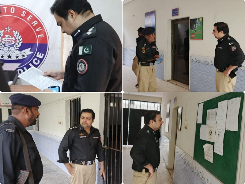 SSP District Central conducts surprise visit to Sharifabad Police Station SSP District Central conducts surprise visit to Sharifabad Police Station