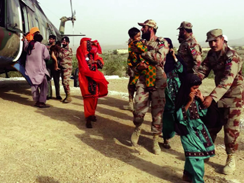 Army continues to assist civil administration in flood relief efforts Army continues to assist civil administration in flood relief efforts