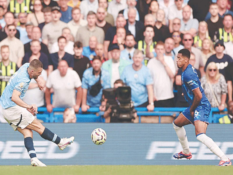 City beats Chelsea to start EPL title defence City beats Chelsea to start EPL title defence