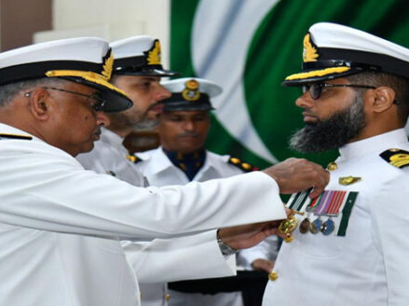 Military awards conferred upon Pak Navy officers